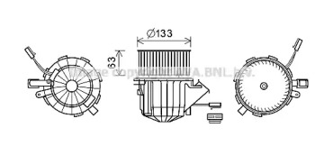 AVA QUALITY COOLING ai8395 -  Электродвигатель, вентиляция салона